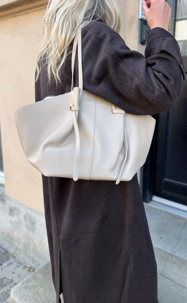 Say INA Copenhagen Veske - Amanda - Beige PU Leather