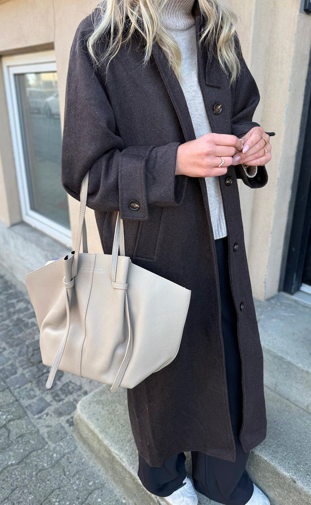 Say INA Copenhagen Veske - Amanda - Beige PU Leather