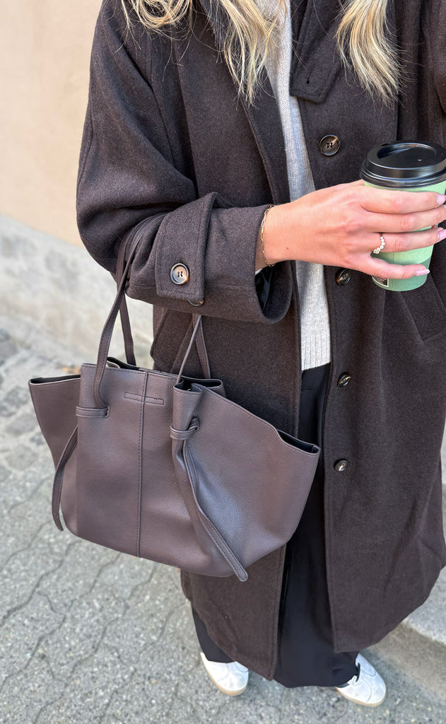 Say INA Copenhagen Veske - Amanda - Dark Brown PU Leather