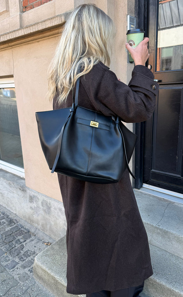 Say INA Copenhagen Veske - Olivia - Black PU Leather