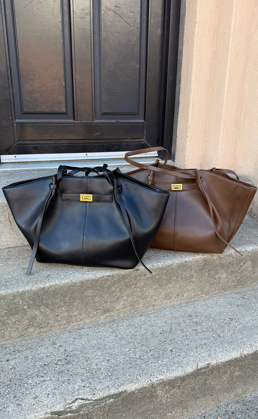 Say INA Copenhagen Veske - Olivia - Dark Brown PU Leather