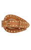 Tim & Simonsen Belte - Dunja Stud - Cognac/Gold