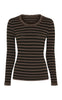 Tim & Simonsen Bluse - Isa Frida - Nero/Noce