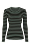Tim & Simonsen Bluse - Isa Frida - Nero/Olivia