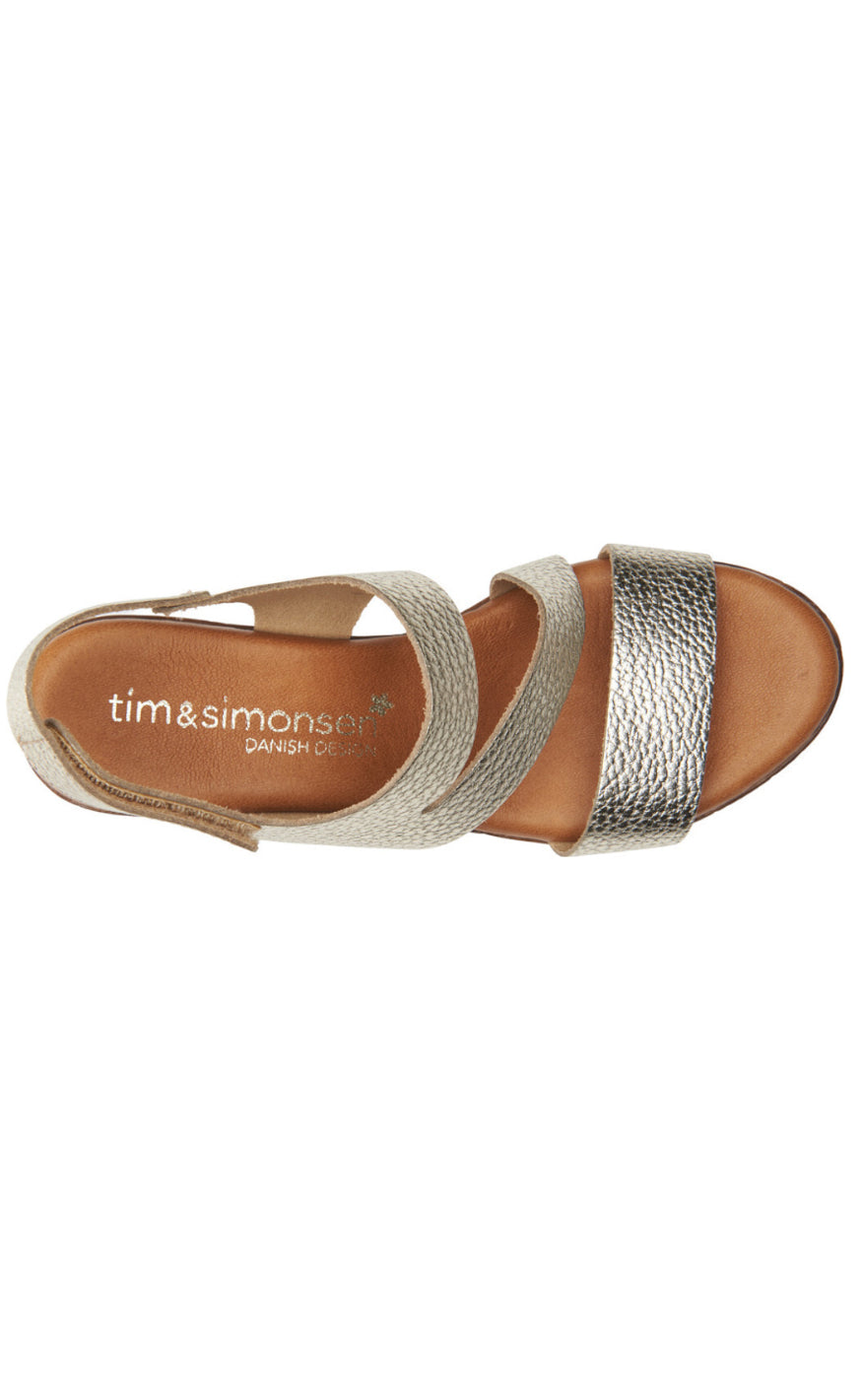 Tim & Simonsen Sandaler - Matilda - Platino Gold