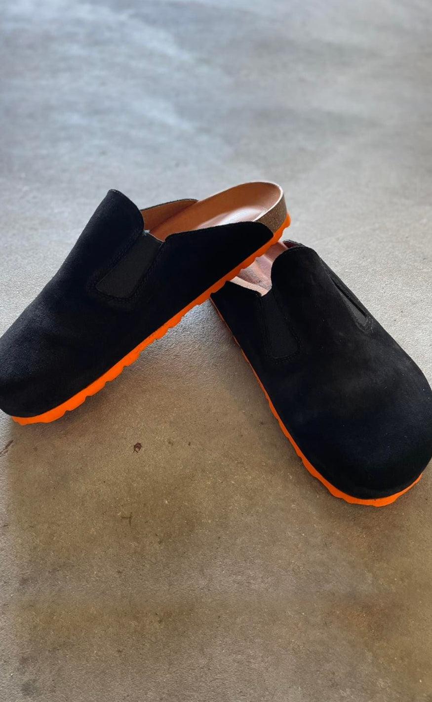 Tim & Simonsen Sandaler - Sophie - Black/Orange