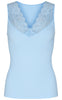 Tim & Simonsen Topp - Belen V-Lace - Azzurro (vendbar)