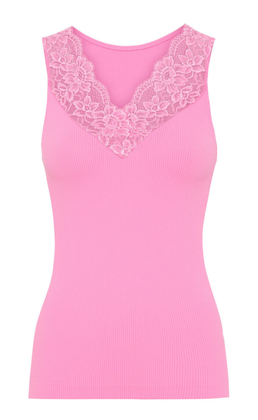 Tim & Simonsen Topp - Belen V-Lace - Macaron (vendbar)