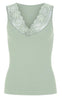 Tim & Simonsen Topp - Belen V-Lace - Menta (vendbar)