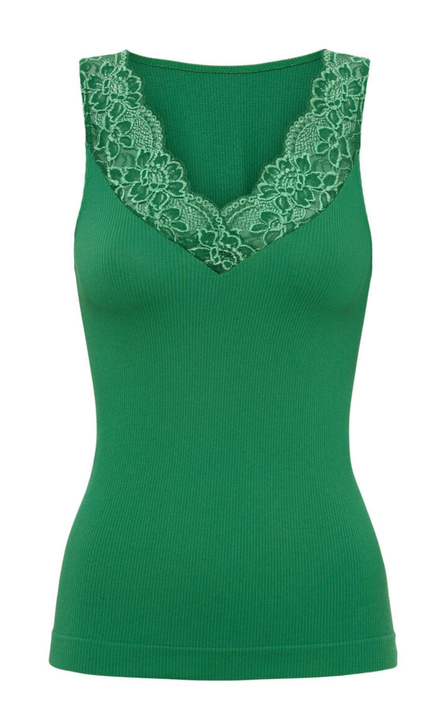 Tim & Simonsen Top - Belen V-lace - Felce (vendbar)
