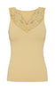 Tim & Simonsen Topp - Belen V-lace - Mango (vendbar)