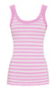 Tim & Simonsen Topp - Isa Rib - Macaron/Bianco
