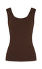 Tim & Simonsen Topp - Tulle Rib - Cioccolato