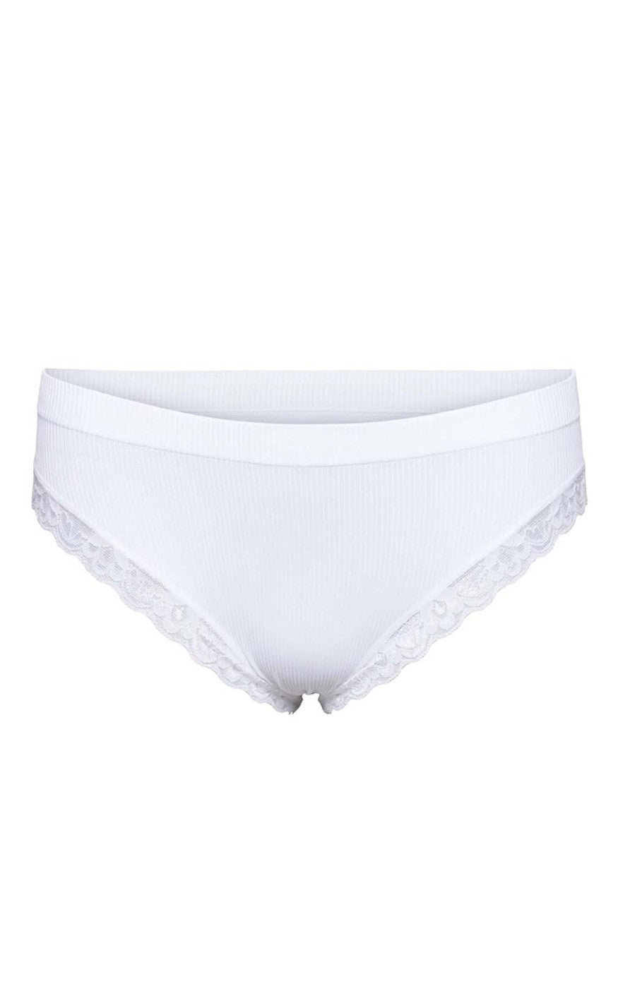 Tim & Simonsen Truse - Feline Rib - Bianco