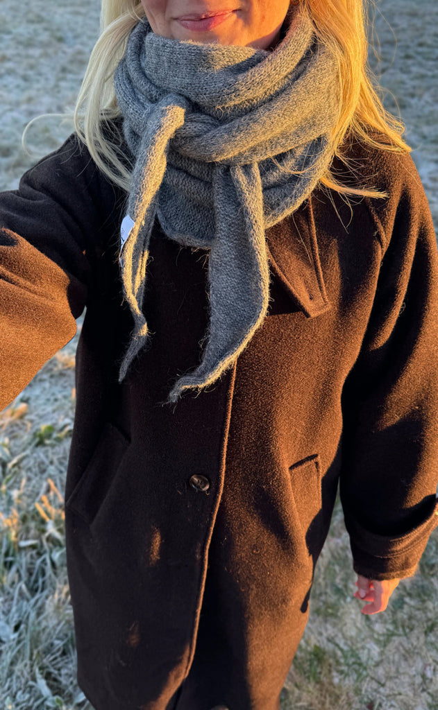 Say INA Copenhagen Skjerf - Myrna - Grey