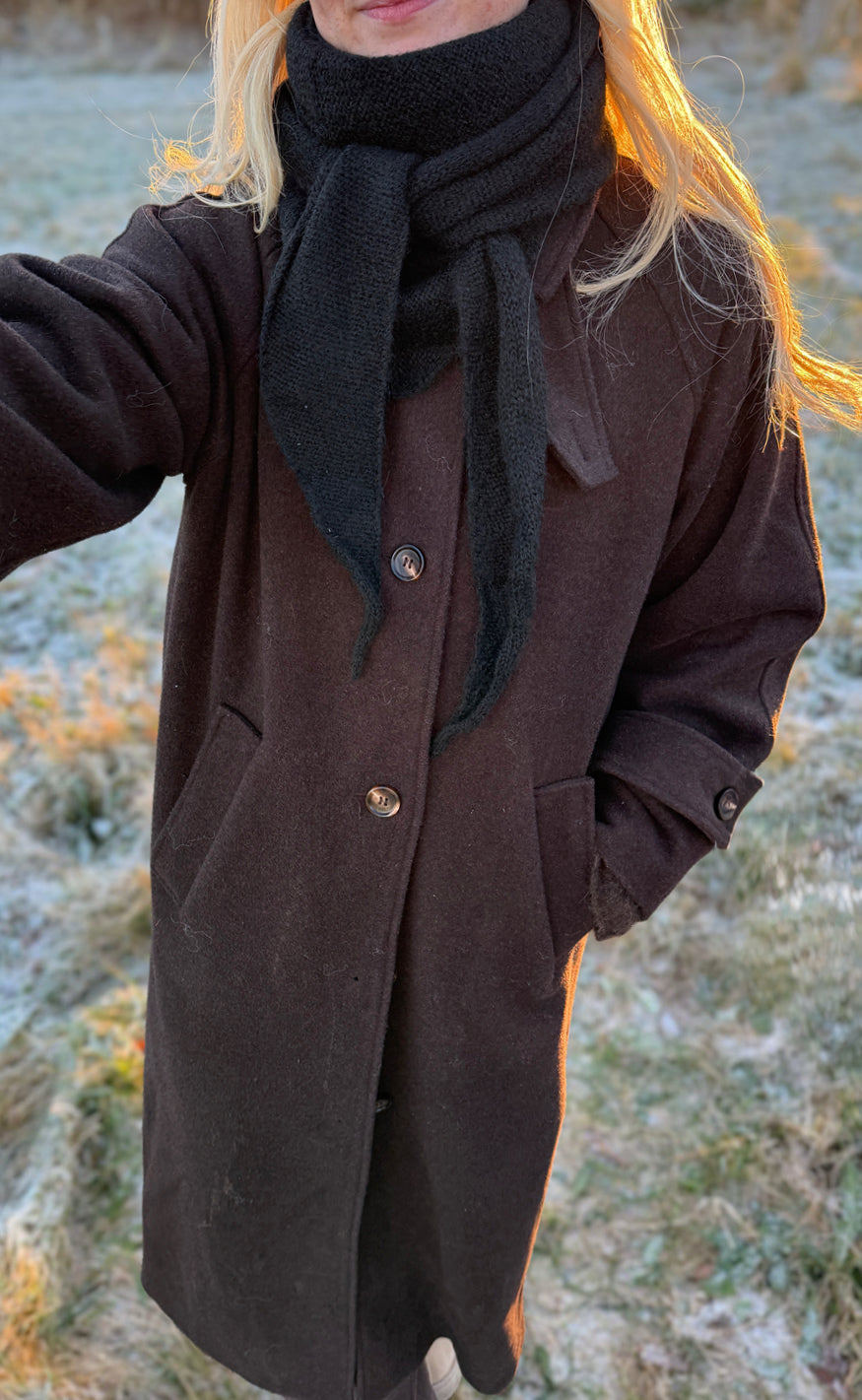 Say INA Copenhagen Skjerf - Myrna - Black