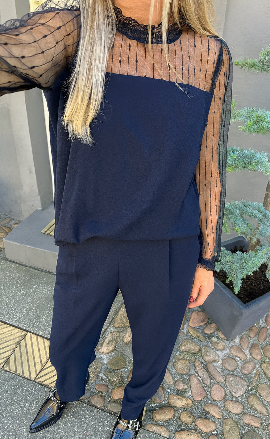 Say INA Copenhagen Jumpsuit / Jumpsuit - Trisha - Navy Blue