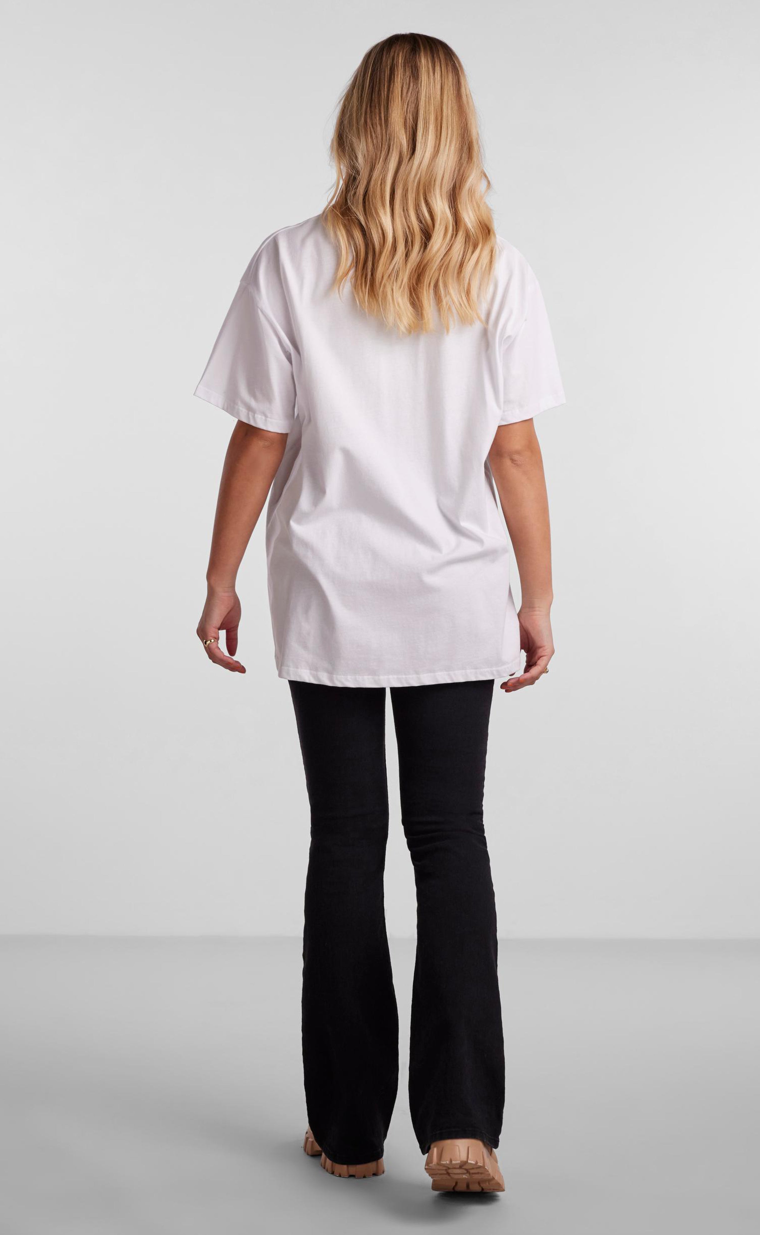PIECES T-Shirt - Rina - Bright White