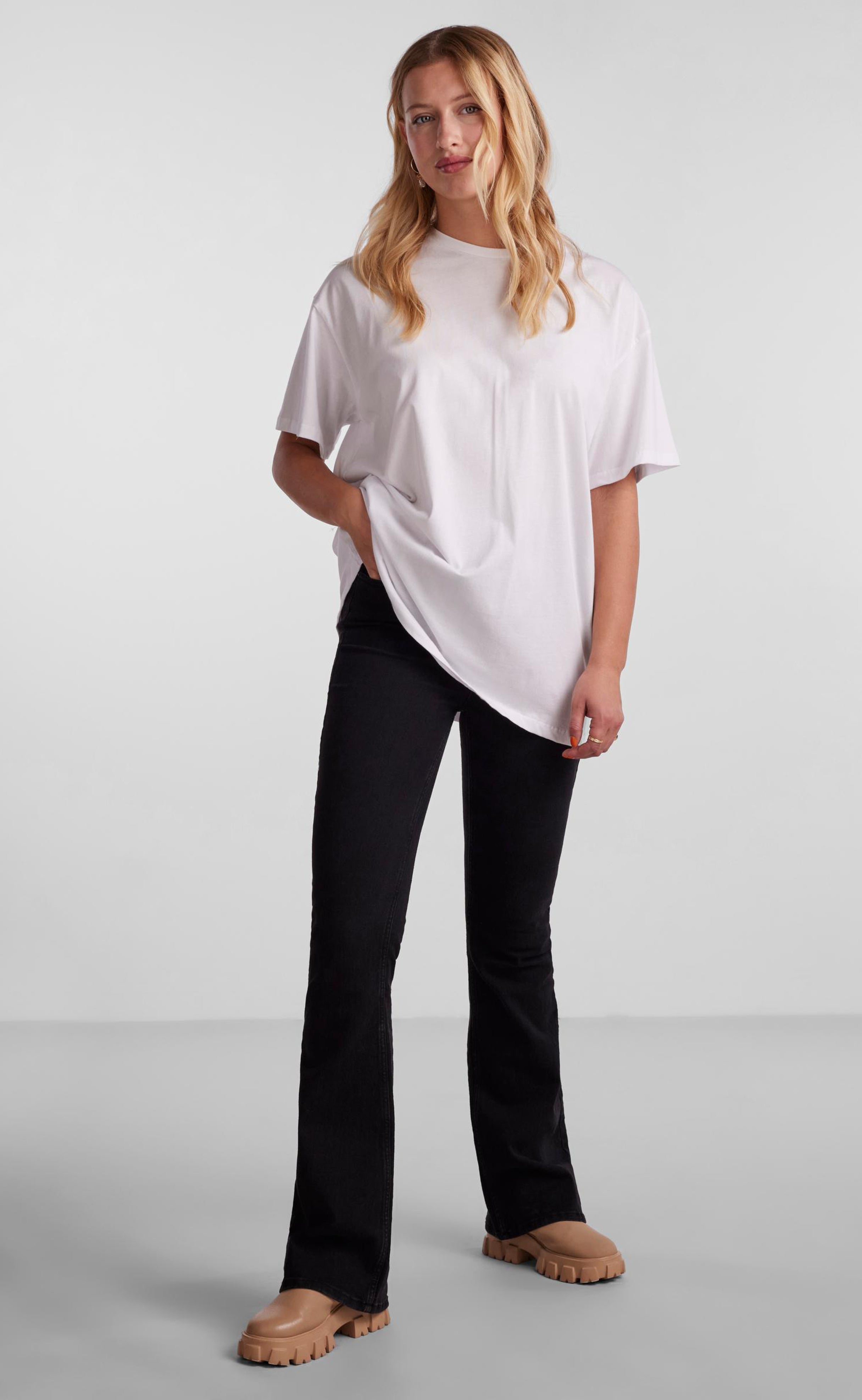 PIECES T-Shirt - Rina - Bright White