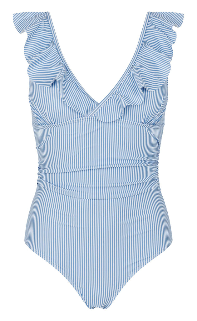 Unica Copenhagen Badedrakt - Madina - Blue Stripes