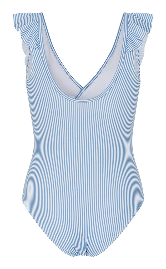 Unica Copenhagen Badedrakt - Madina - Blue Stripes