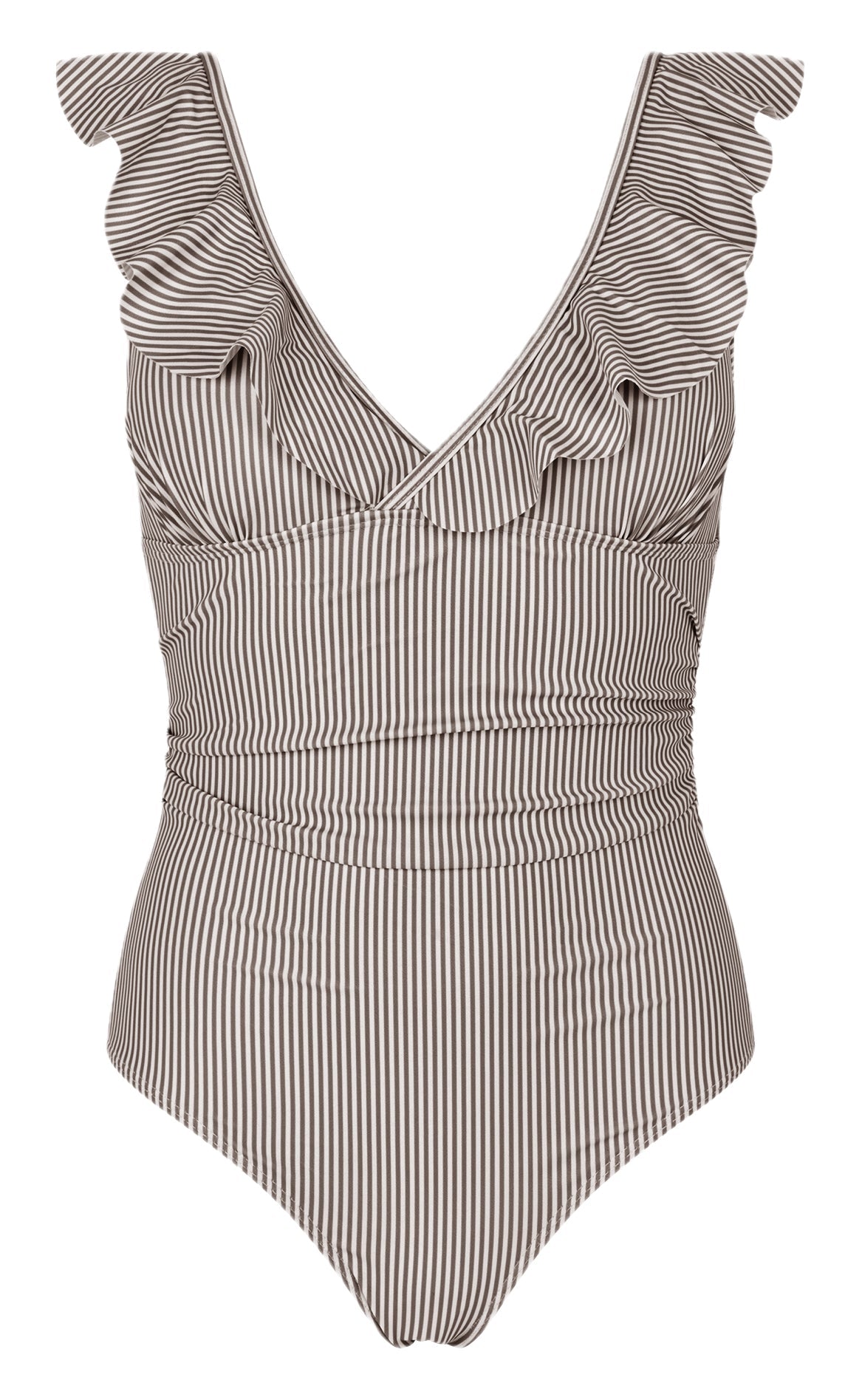 Unica Copenhagen Badedrakt - Madina - Brown Stripes