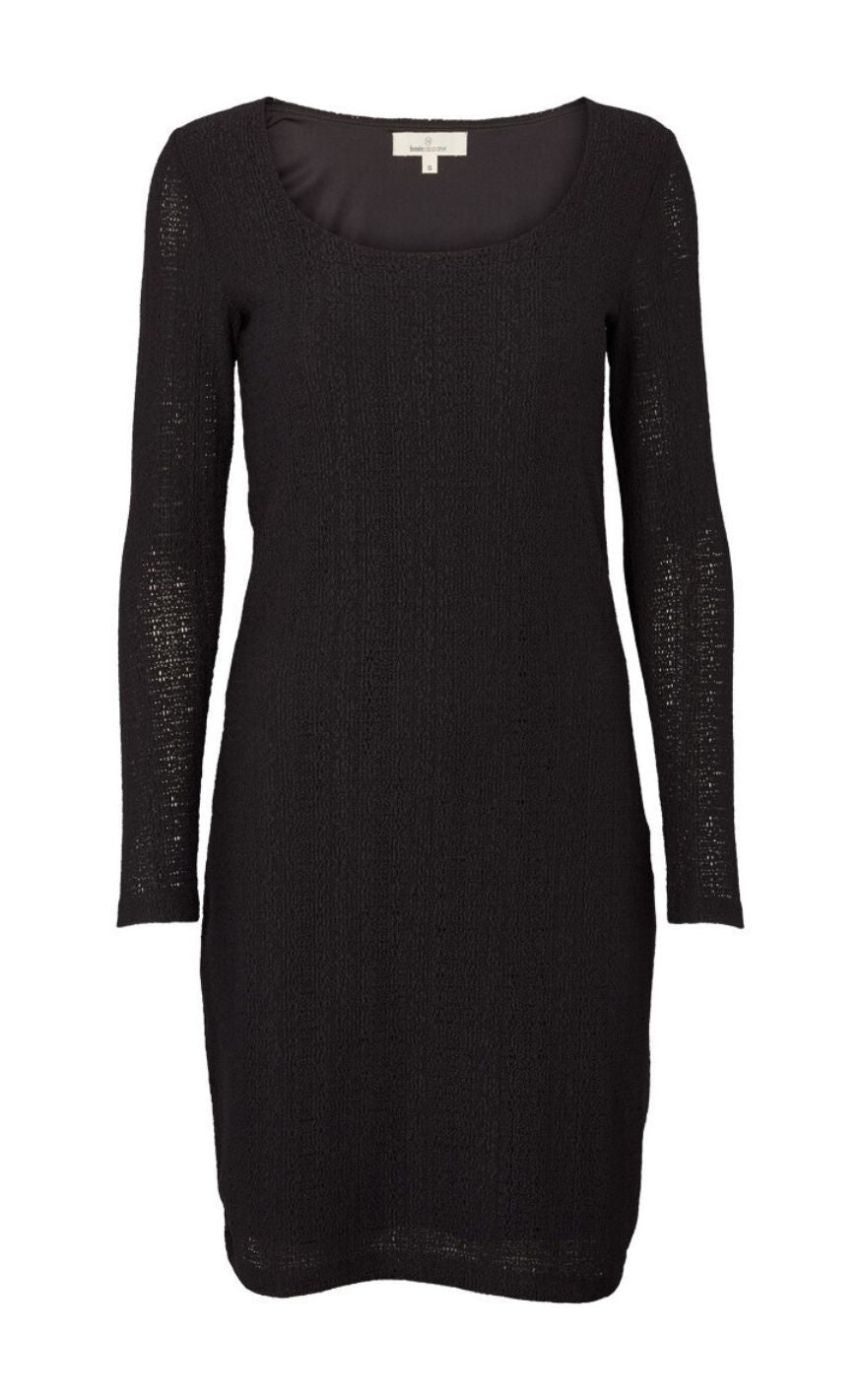 Basic Apparel Kjole - Suvi Scoop - Black