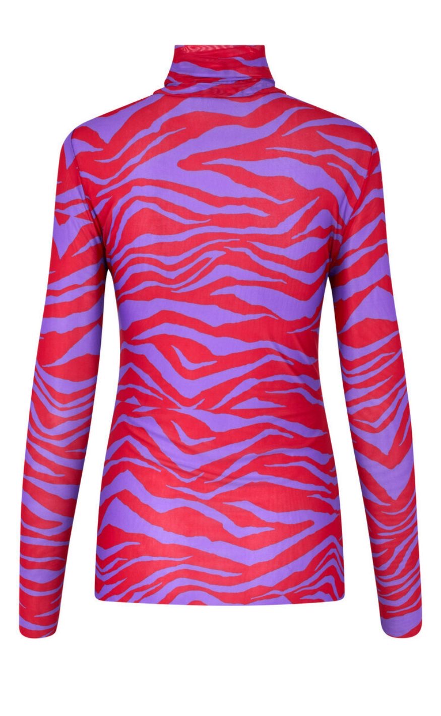 Cras Bluse - Koby - Zebra Red