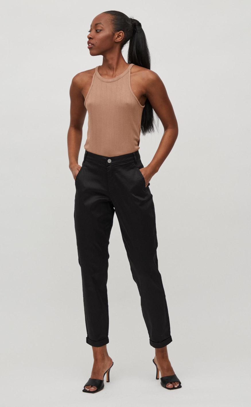 VILA Bukser - Chino - Black