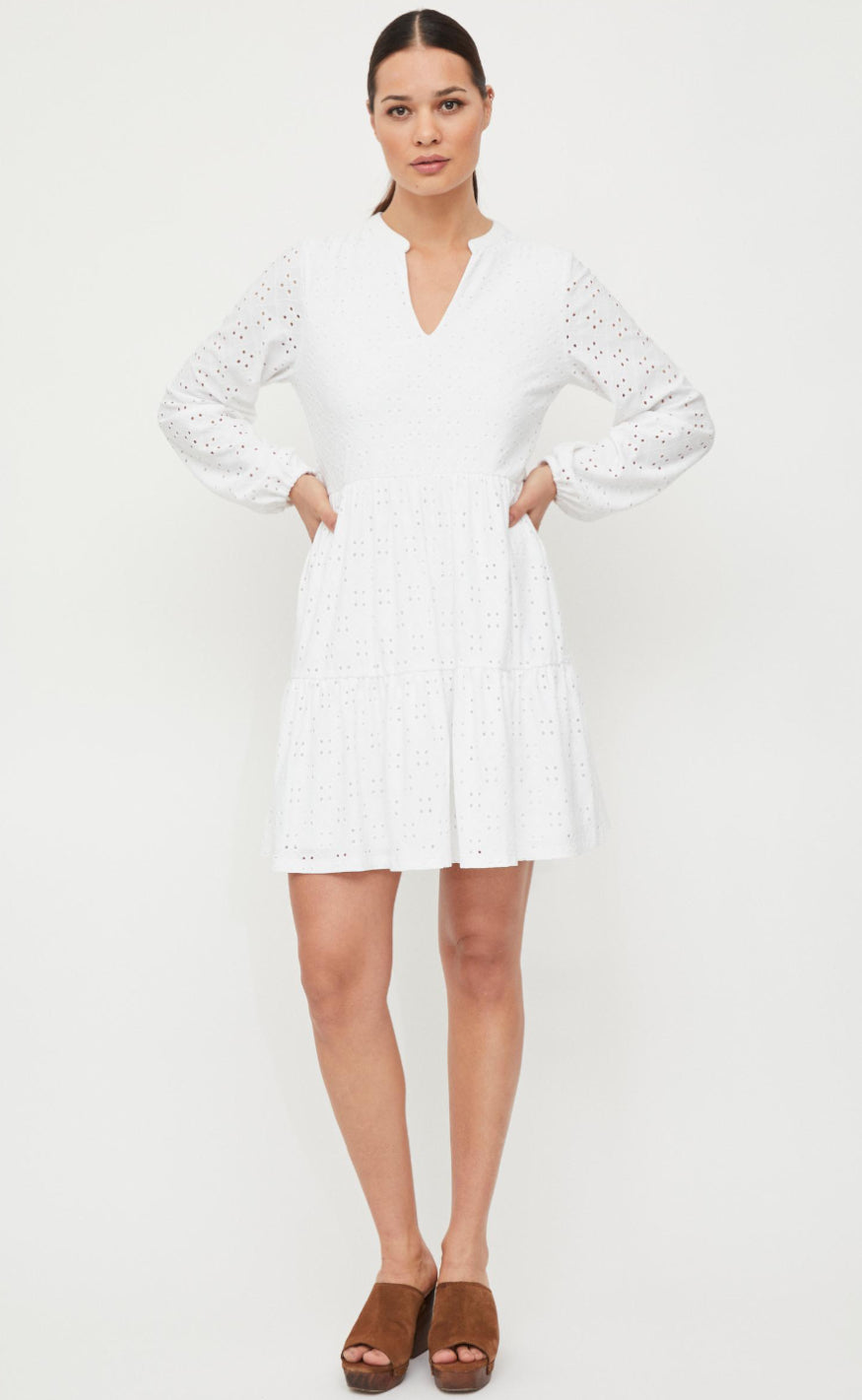 VILA Kjole - Kawa - White