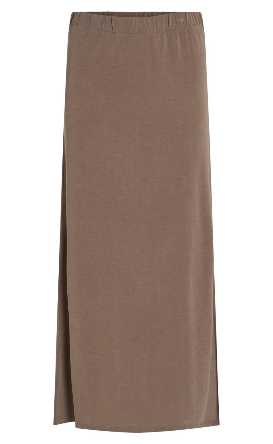 VILA Skjørt - Modala - Walnut