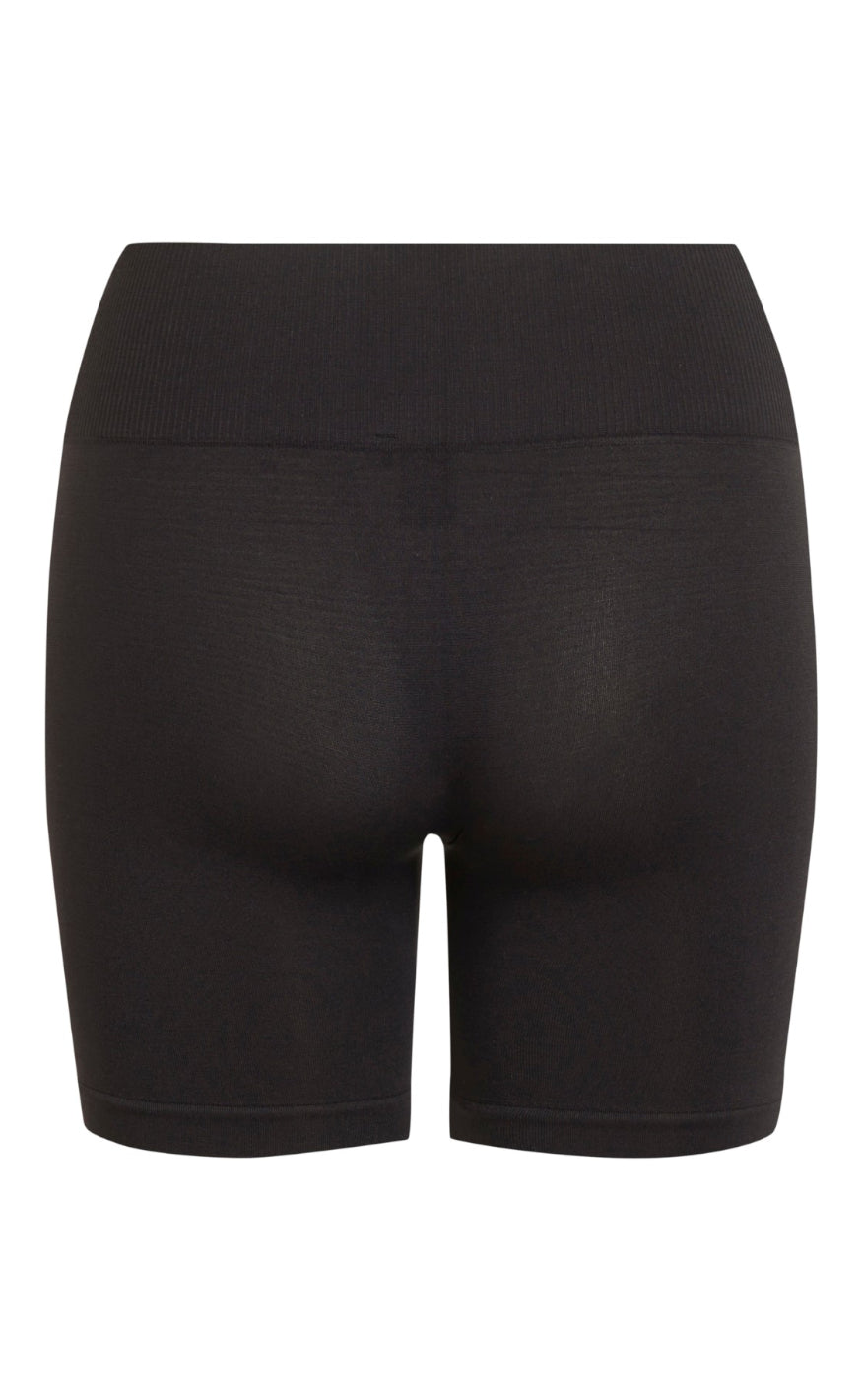 VILA Shorts - Seam Mini - Black