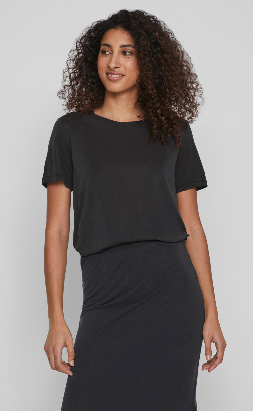 VILA Topp - Modala - Black