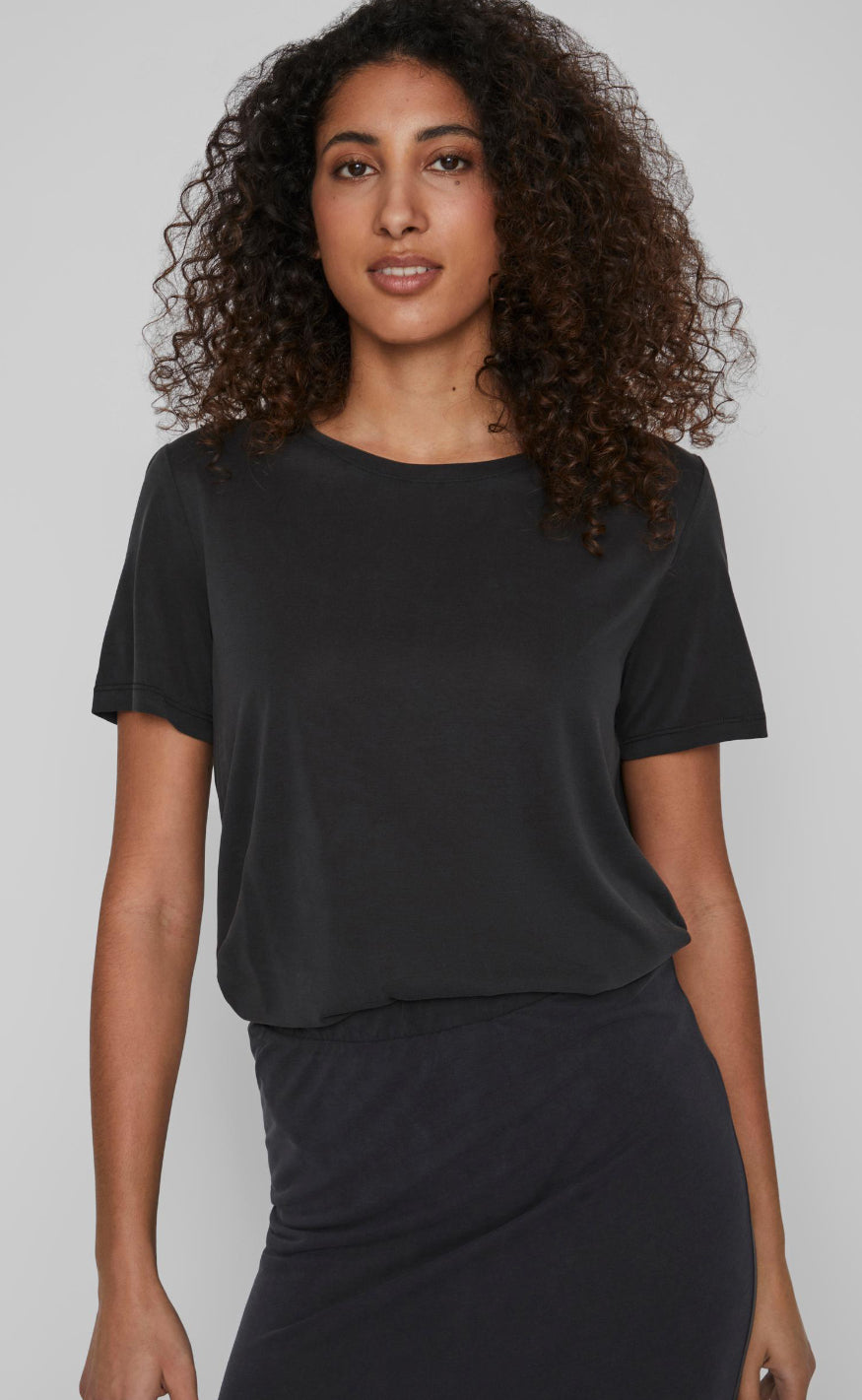 VILA Topp - Modala - Black