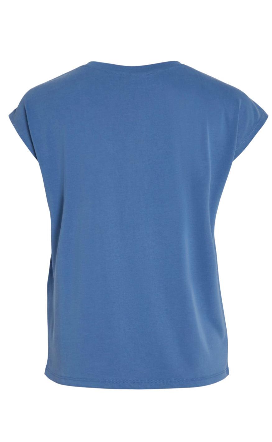 VILA Topp - Modala - Federal Blue