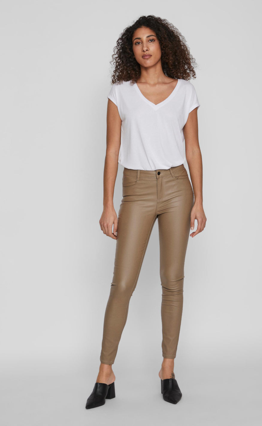VILA Topp - Modala - White