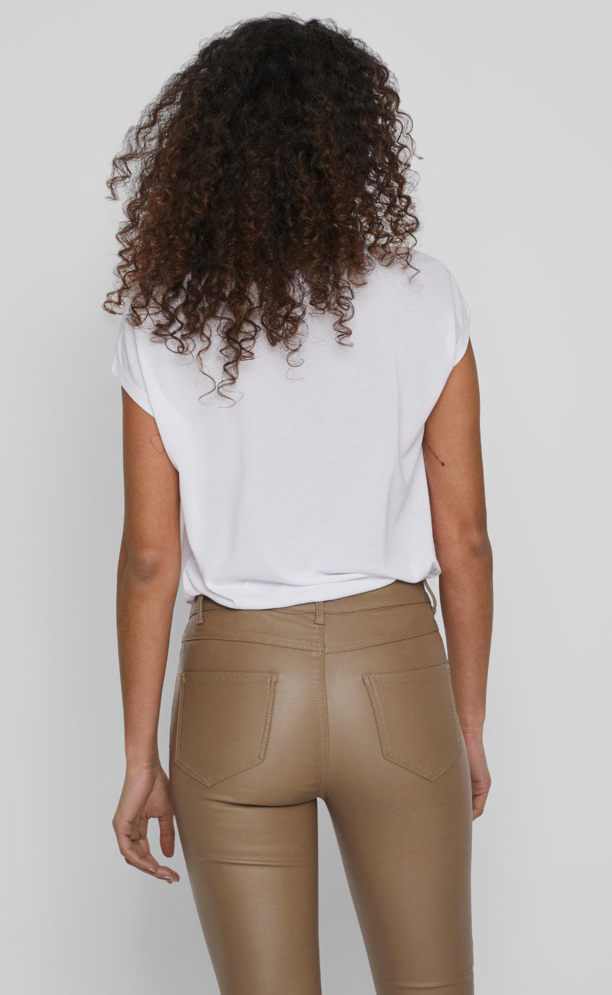 VILA Topp - Modala - White