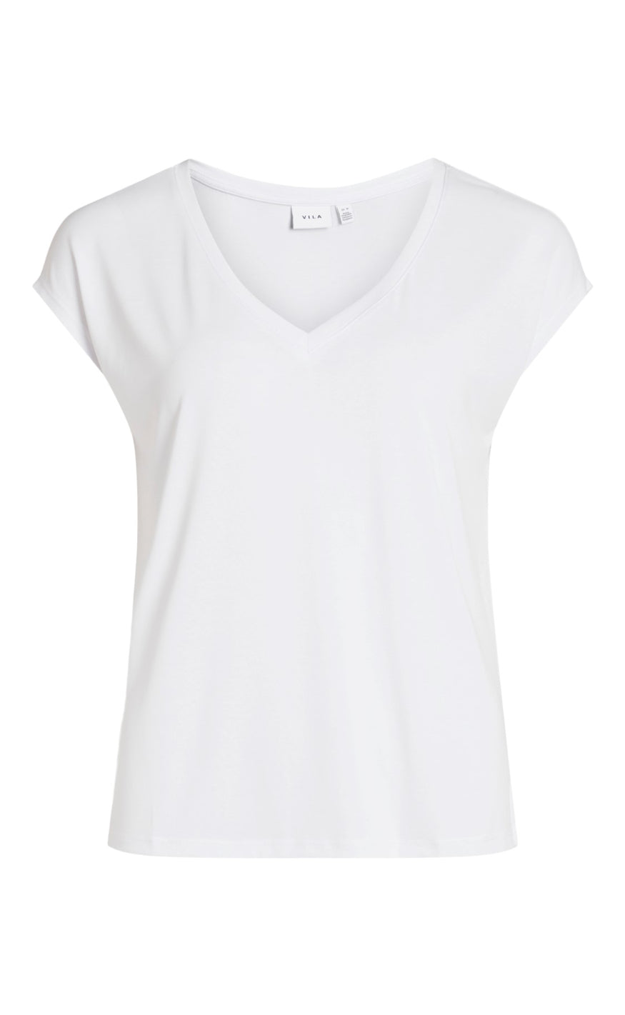 VILA Topp - Modala - White