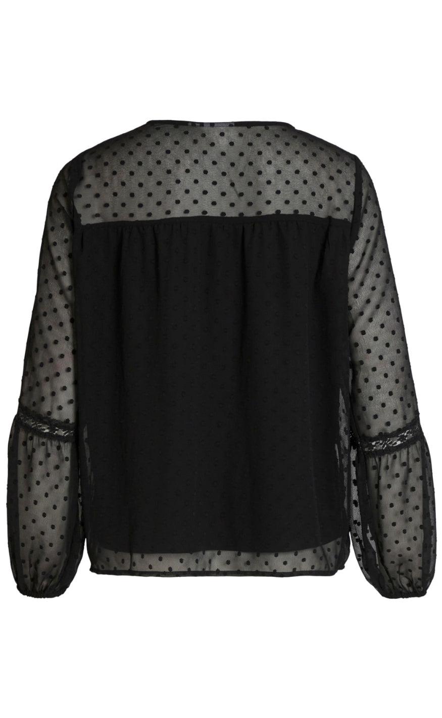 Vila Bluse - Edee - Black