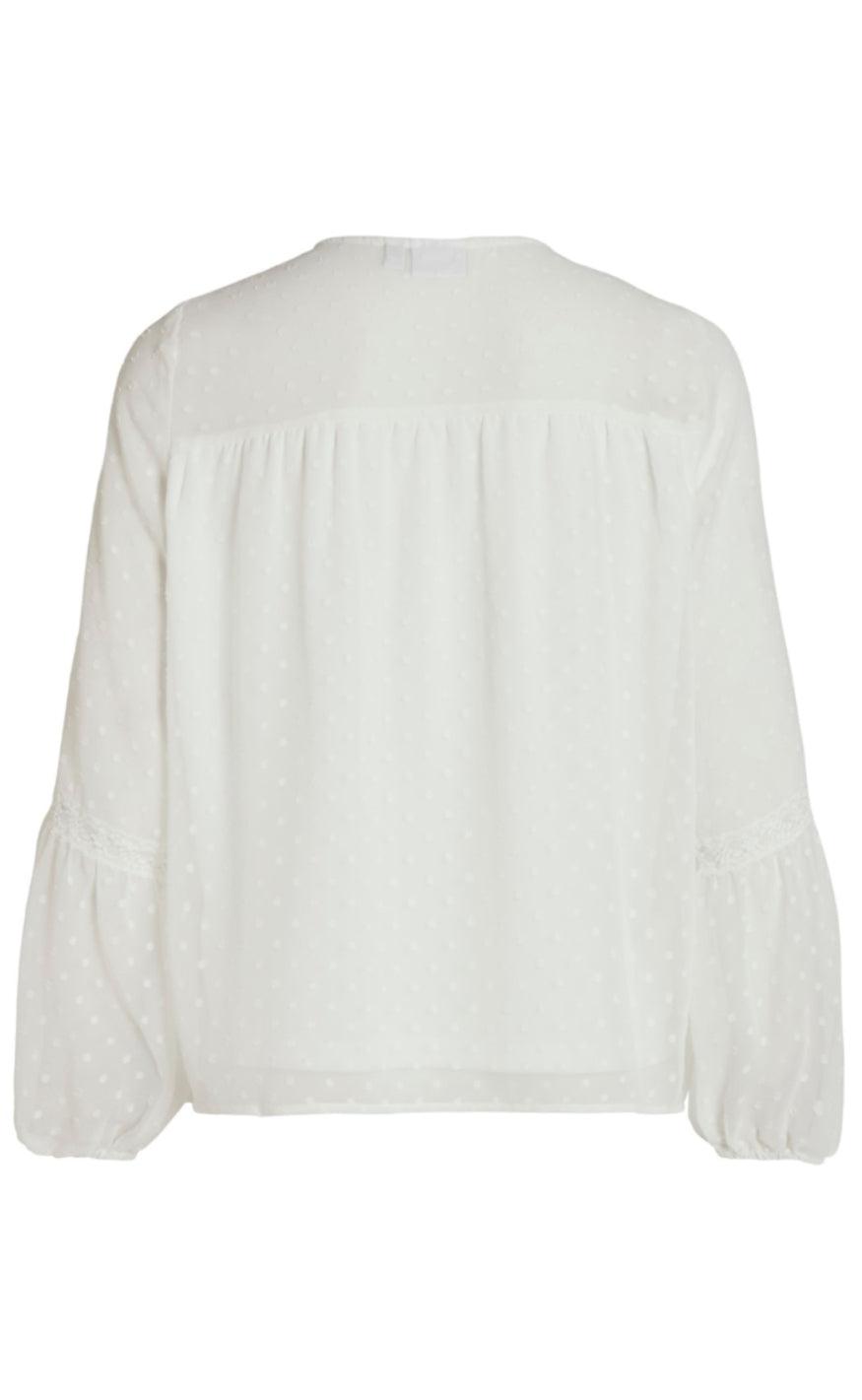 Vila Bluse - Edee - Snow White