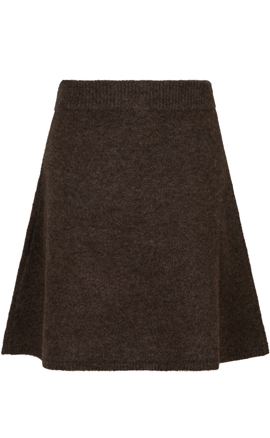 Neo Noir Skjørt - Gisa - Dark Brown