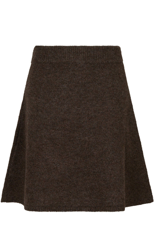 Neo Noir Skjørt - Gisa - Dark Brown