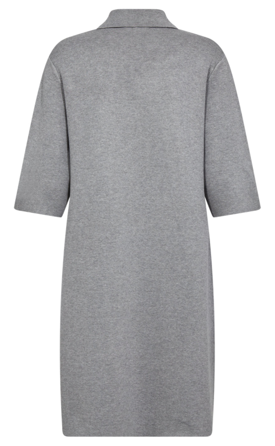 Freequent Kjole - Ani - Medium Grey Melange