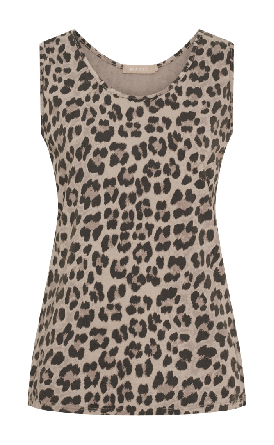 Marta Du Chateau Topp - Angeline - Beige Camo