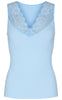 Tim & Simonsen Topp - Belen V-Lace - Azzurro