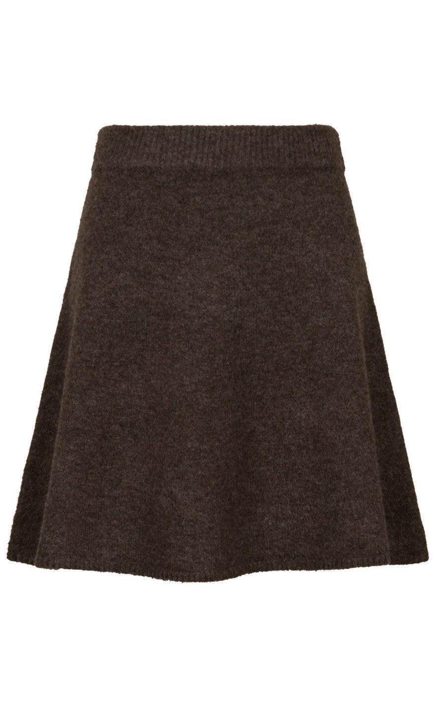 Neo Noir Skjørt - Gisa - Dark Brown