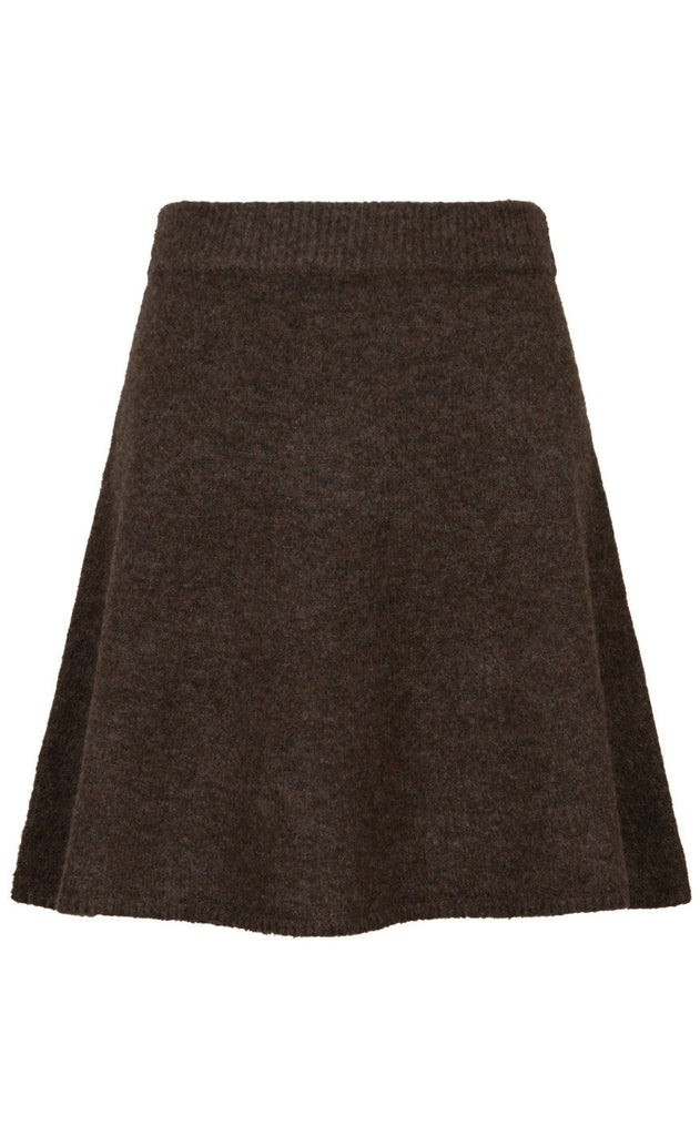 Neo Noir Skjørt - Gisa - Dark Brown