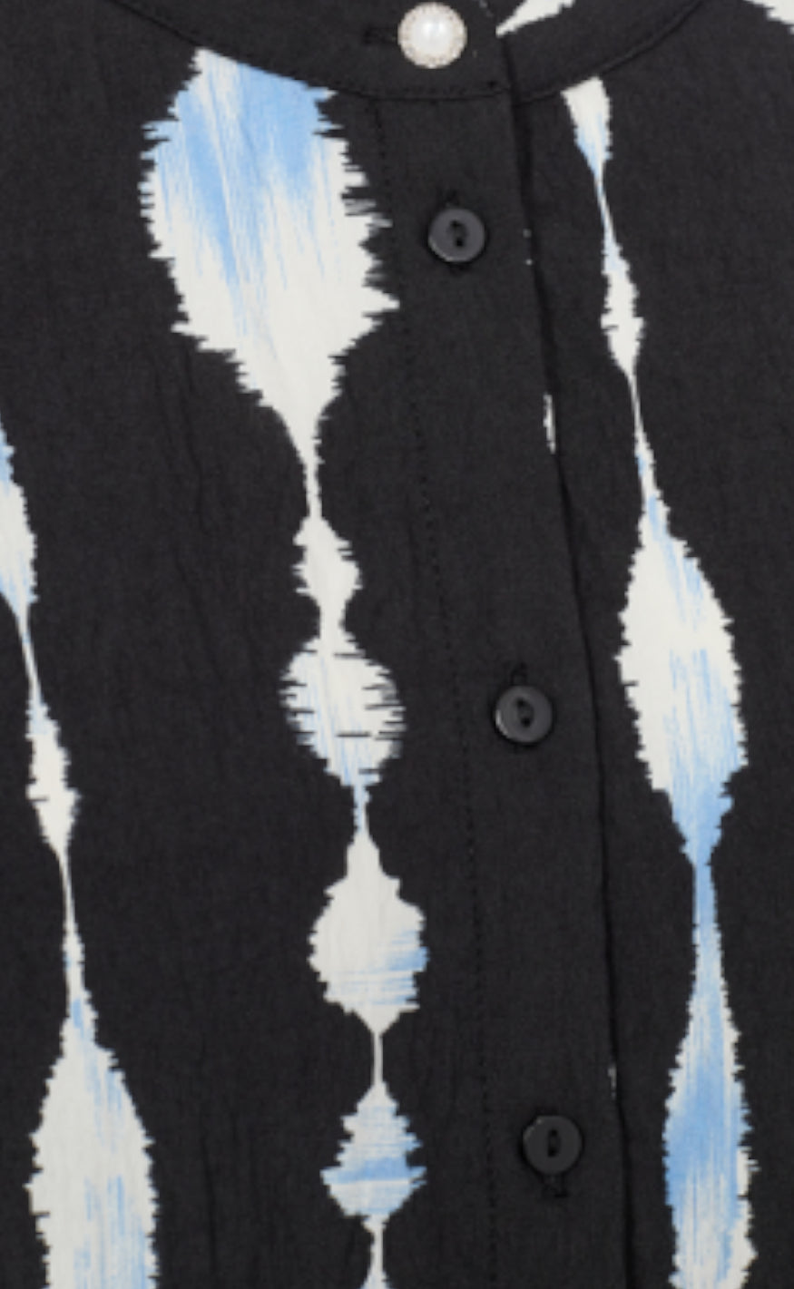 Freequent Skjorte - Aby - Black W. Navy Blazer