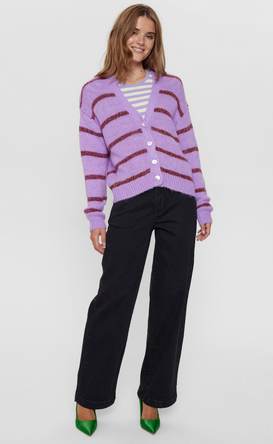 Nümph Cardigan - Tara - African Violet