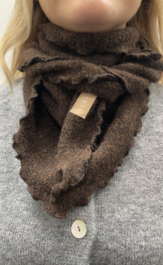 Marta Du Chateau Skjerf - Agnete - Brown